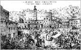 Djenina et place du march en 1832 : square de la Rgence et rue Bab el Oued