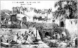 Porte Bab Azoun en 1830 : square Bresson