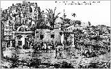 Porte Bab el Oued en 1830 : rue Bab el Oued et Lyce
